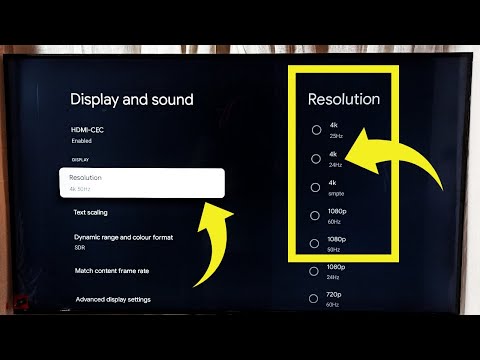 TCL Smart Google TV : How to Change Screen Resolution 8K, 4K, FULL HD, HD