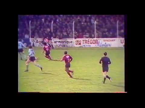 Guingamp 1-1 FC Tours Quart de finale aller Coupe de France 1982/1983