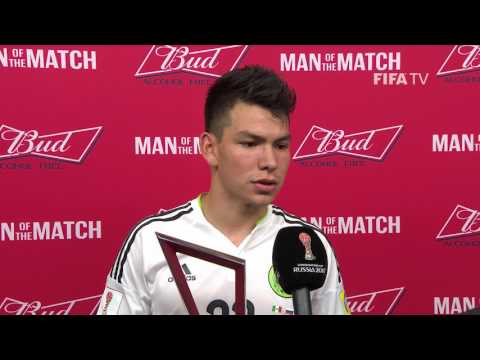 Hirving Lozano: FIFA Man of the Match - Match 9: Mexico v Russia