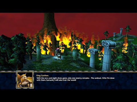 King Garithos Burns the World Tree and Wipes Out all Night Elves