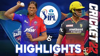 𝗱𝗰 𝘃𝘀 𝗿𝗰𝗯 - Delhi Capitals vs Royal Challengers Bangalore Match Highlights IPL 15 Cricket 22