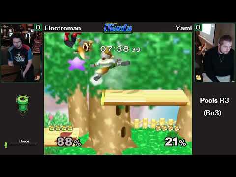 CT GamerCon 6 SSBM - OUG | Electroman (Green Fox) vs. YAMI (Default Fox) - Melee WR3