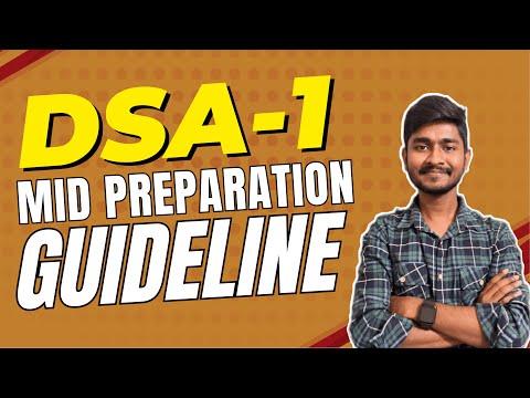 DSA-1 Mid Exam Preparation Guideline | Data Structures & Algorithms 1 | UIU