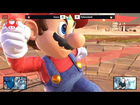 Ascension VI SSBU Top 64 WR1 - Coco (Mario) vs Fahrenheit (Bowser)
