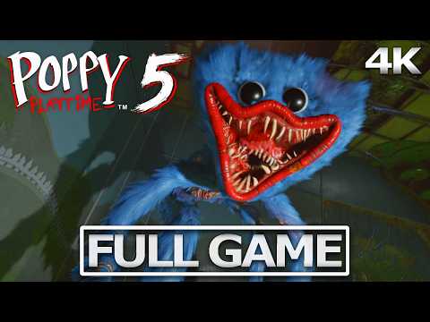 POPPY PLAYTIME: CHAPTER 5 Full Walkthrough / No Commentary【FULL GAME】4K Ultra HD