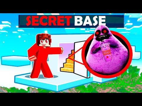 Uncover the Top-Secret Grimace.exe Base in Minecraft🔥