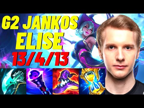 G2 JANKOS PLAYS ELISE VS GRAVES JUNGLE |EUW CHALLENGER PATCH 11.6| [League of Legends] Full Gameplay