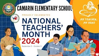 NATIONAL TEACHERS MONTH 2024/Grade 5/ ArielsChannel