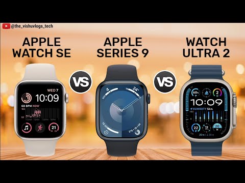 Apple Watch SE (2022) vs Apple Watch Series 9 vs Apple Watch Ultra 2 || Price ⚡ Full Comparison 🔥