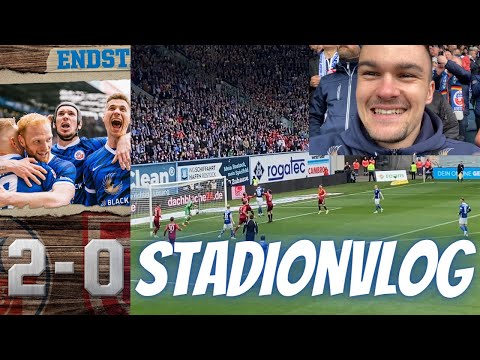 ABSTIEGSKAMPF PUR!!! HANSA ROSTOCK VS REGENSBURG - STADIONVLOG | 2. Bundesliga - 31. Spieltag