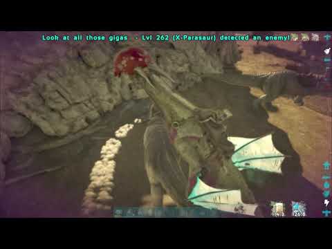 ARK PVP. Me vs 3 Rhinos, a mana and a giga. Are Cybertek the worst tribe ever?
