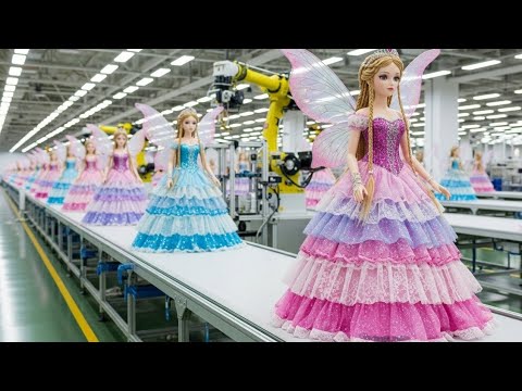Inside China’s Fairy Doll Factory: From Plastic Pellets to Magical Fairy Doll (Full Process)