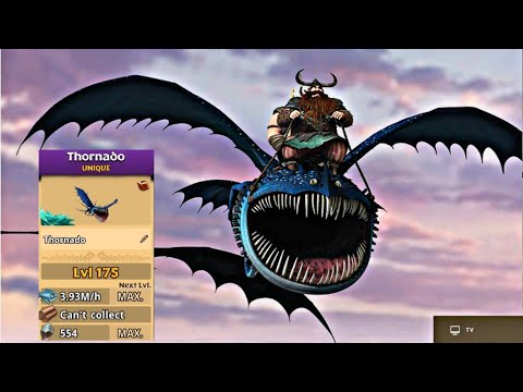 STOICK'S THORNADO MAX LEVEL 175 TITAN MODE - Dragons: Rise of Berk