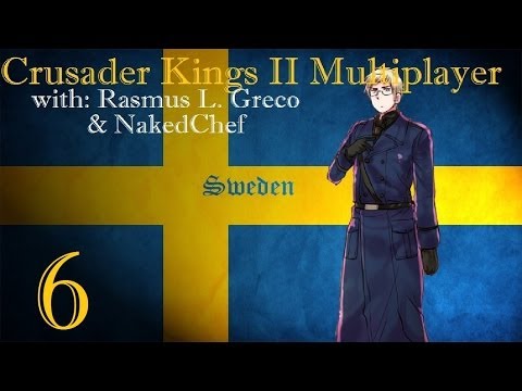 CKII Multplayer Part. 6 "Let's Paint The World Blue" w/Rasmus L Greco & NakedChef