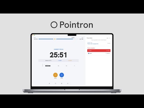 Pointron video preview