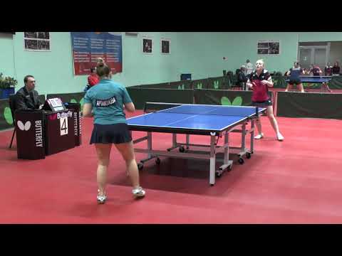 MOSCOW CHAMPIONSHIPS ARTAMONOVA - DMITRIENKO FINAL DAY #tabletennis #настольныйтеннис
