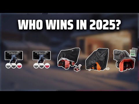 Tough Cover Snow Blower Cover - 600D Marine Grade Fabric, Snowblower Covers Waterproof Outdoor, Heavy Duty Snow Thrower Cover Universal Fit for EGO, Honda, Ariens, Ryobi, Troy Bilt, and PowerSmart video review thumbnail