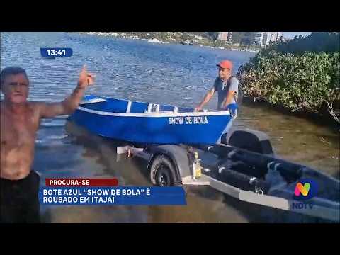 Bote furtado em Itajaí mobiliza donos e chama atenção na cidade