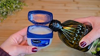 Mix Vaseline with olive oil and you will be shocked !