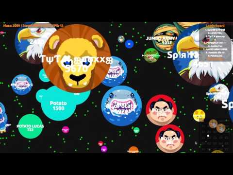 JUMBO'S LIVESTREAM // SOLO/TEAMING // Agar.io