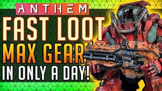 Anthem | Fastest Way to Gear! Max Gear in a Day #Anthem