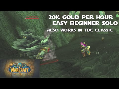 20k Easy Solo Gold Farm - World of Warcraft Shadowlands or TBC Classic Gold Making Guides