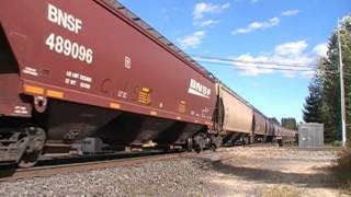 preview picture of video 'Labor Day Grain Trains at the Sandpoint Diamond'