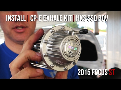 Install: cp-e Exhale Kit w/HKS BOV - Big Turbo Prep | 2015 Ford Focus ST