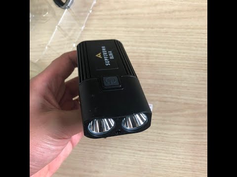 Dviračio žibintuvėlis Superfire BL06, 550lm, USB video