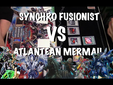 Yu-Gi-Oh Feature Match Synchro Fusionist Vs Atlantean Mermails (March 2016)