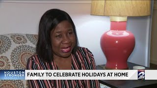 Family to celebrate holidays at home