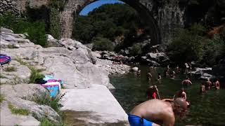 PUENTE ROMANO EN GARGANTA DE ALARDOS. AGOSTO 2020 - MADRIGAL DE LA VERA (CÁCERES)