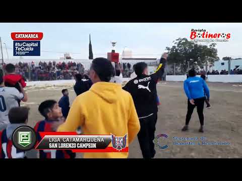 FESTEJOS SAN LORENZO DE ALEM CAMPEÓN LIGA CATAMARQUEÑA 2022