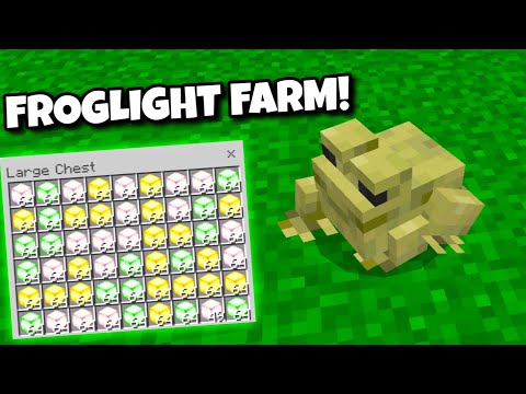 Froglight farm - MINECRAFT 1.19 BEDROCK