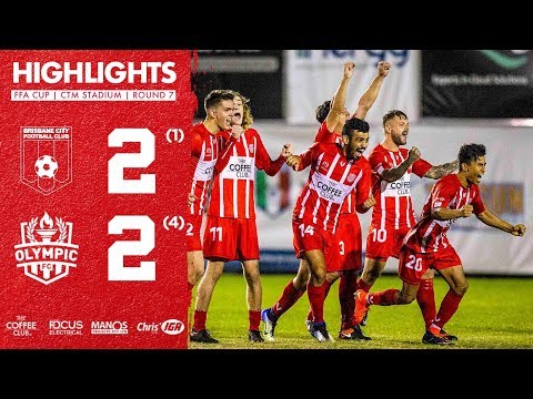 FFA Cup 2018 Preliminary Round 7 - Brisbane City vs Olympic FC Highlights