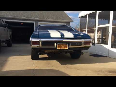 1970 Big Block Chevelle SS 454 3\" Pypes Violator exhaust, X-pipe