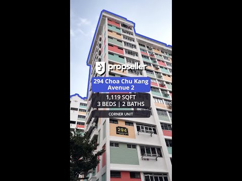 294 Choa Chu Kang Avenue 2, 294 Choa Chu Kang Avenue 2, 3 Bedrooms, 1,119 sqft, HDB Flat For Sale, by ADNIX LIU, 500176537 - PropertyGuru.com.sg