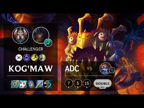Kog'Maw ADC vs Heimerdinger - KR Challenger Patch 10.16