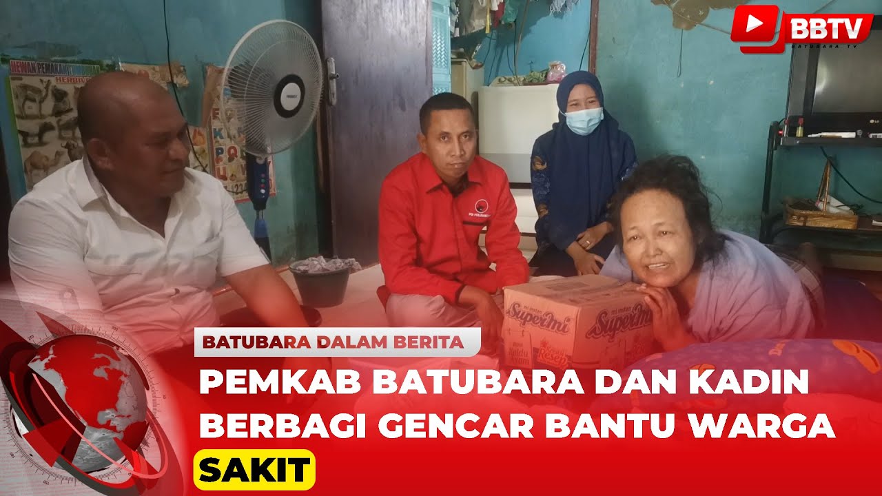 PEMKAB BATUBARA DAN KADIN BERBAGI GENCAR BANTU WARGA SAKIT