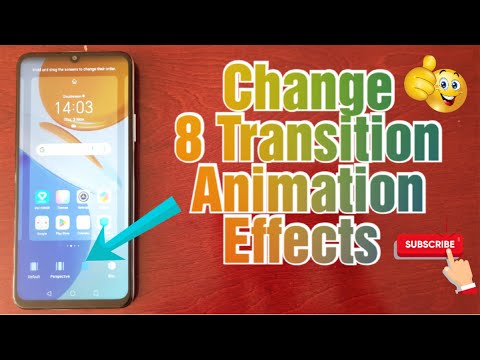 Honor X7 How to Change Transition Animation Effects| 8 Really Cool Animation effects to choose from