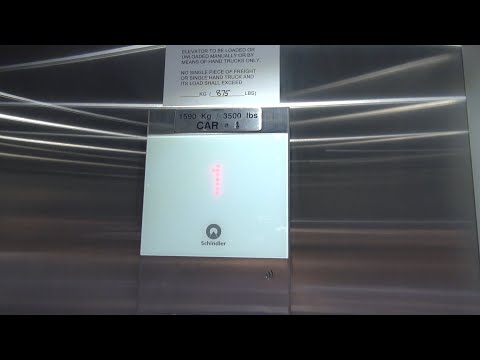 Schindler 3300 Traction Elevator at the 1600 Smallman Street Garage in Pittsburgh, PA