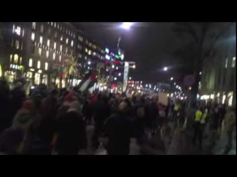 Demonstration in Helsinki supporting Palestine & Gaza, 20 Nov 2012
