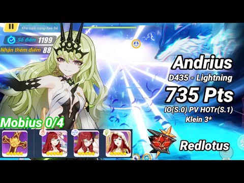 Mobius 0/4 | Redlotus D435: Andrius (Lightning) 735 Pts - Mobius(S.0) PV HOTr(S.1) Klein 3*
