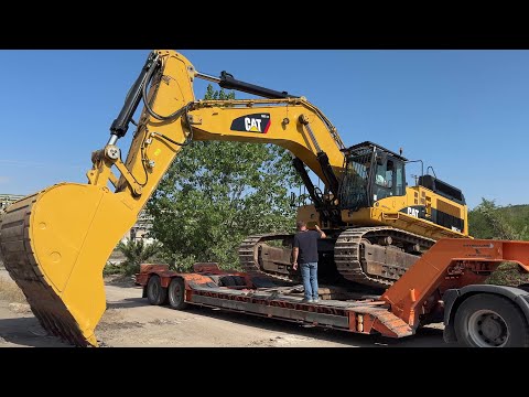 Loading & Transporting On Site The Caterpillar 365C Excavator - Sotiriadis/Labrianidis