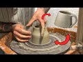 Making A Mug Entire Pottery Process ASMR