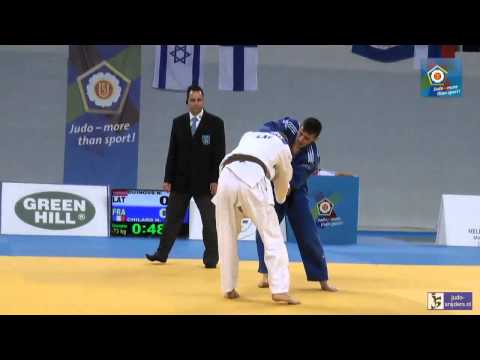 Judo 2014 European Championships Cadets: Duinovs (LAT) - Chilard (FRA) [-73kg]