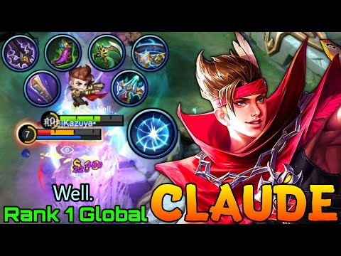 Offlane Claude Monster Marksman! - Top 1 Global Claude by Well. - Mobile Legends