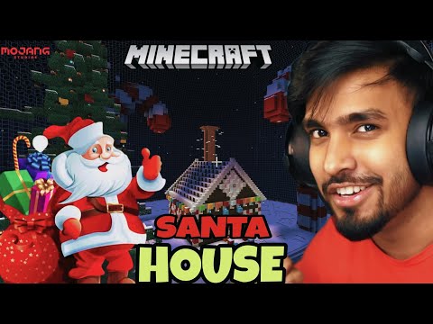 Sneaky Visit to Santa's Island in Minecraft