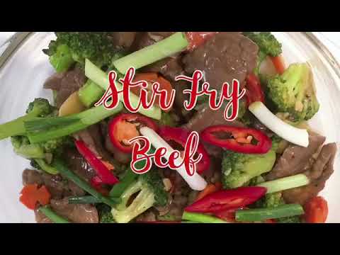 Stir Fry Beef with Broccoli in Oyster and Garlic Sauce