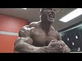 Bodybuilder (Freak) Jordan Janowitz Trains Chest And Arms 6 Weeks Out From USA